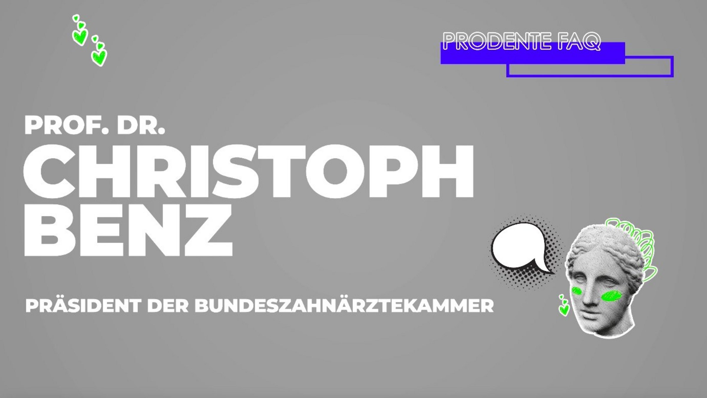 Tag der Zahngesundheit: 3 Fragen an Prof. Dr. Christoph Benz