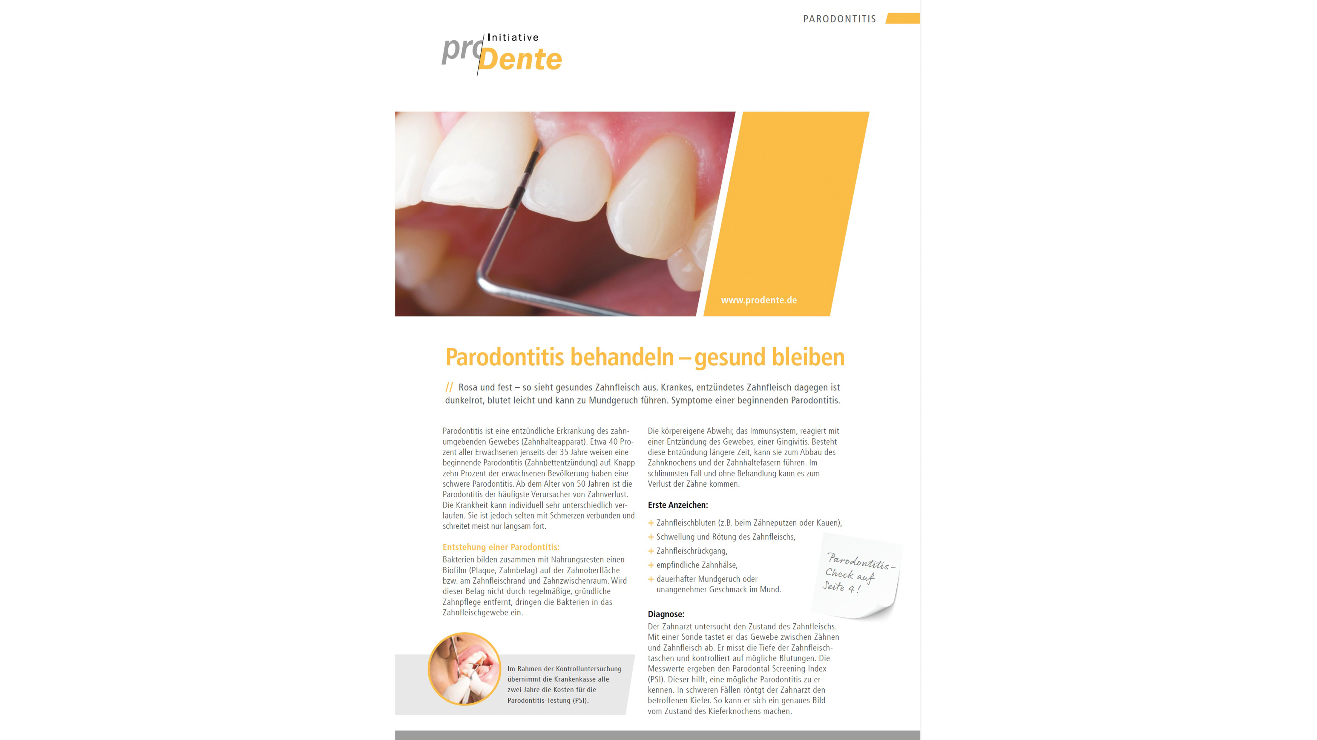 Magazin Parodontitis